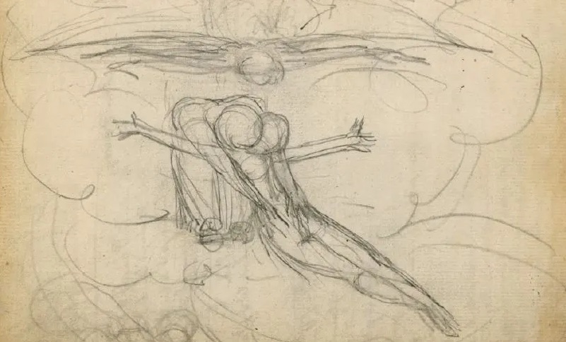 William Blake - Sketch of the Trinity